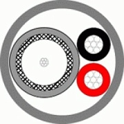 КВК-В-2 2х0,5 (белый) (Паритет)