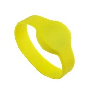 Браслет EM, IL-10D54EY, силиконовый, без застёжки (жёлтый, детский)