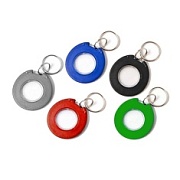 Брелок EM, IL-08EMixT, с кольцом (50 шт в упак., 5 цветов в упаковке: синий, чёрный, зелёный, серый,