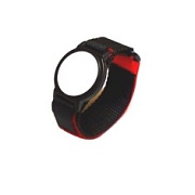 Браслет EM, IL-08ER, нейлоновый ремешок на липучке (красный)