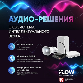 iFLOW Аудио-решения: экосистема интеллектуального звука для безопасности и коммуникации<