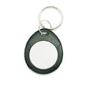 Брелок Temic IL-07TBlackW c кольцом, чёрный + белый