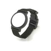 Браслет EM, IL-07EB, нейлоновый ремешок с защёлкой (чёрный)