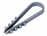 07-4501-3 Дюбель-хомут нейлоновый PROconnect 5-10 мм, серый, упаковка 100 шт.