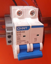 Circuit Breaker,NXB-63-C10-2P