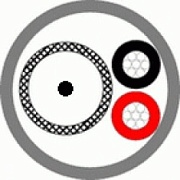 КВТ-В-2 2х0,35 (белый) (Паритет)