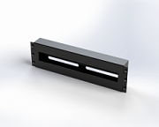 Панель ВРУ Mastermann 19" 3U с DIN-рейкой и крышкой